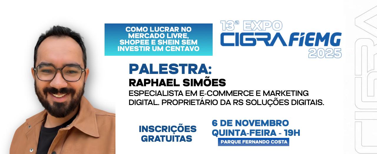Palestra: como lucrar no Mercado Livre, Shopee e Shein